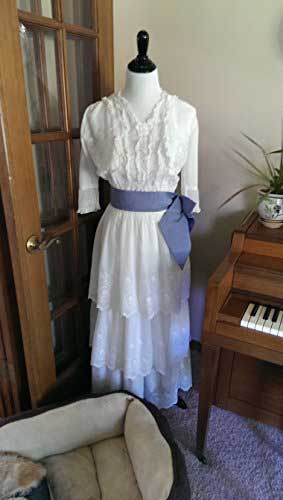 New White Female Dress