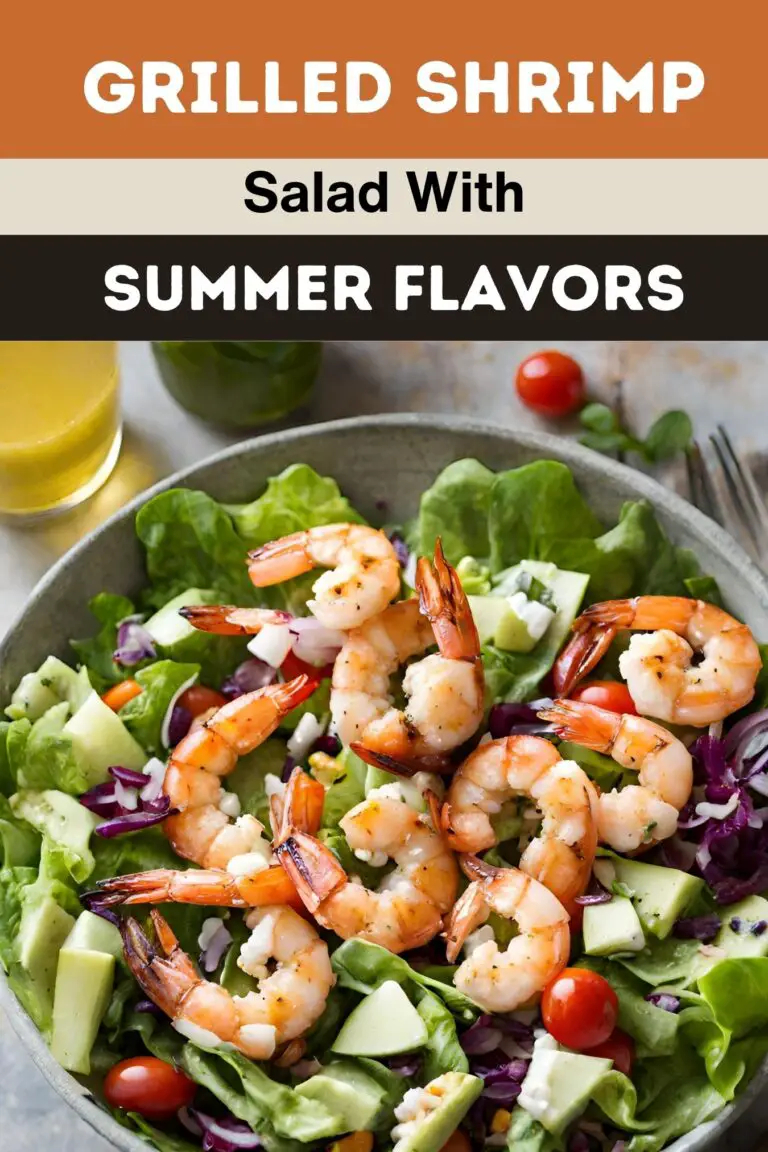 Grilled Shrimp Salad With Summer Flavors