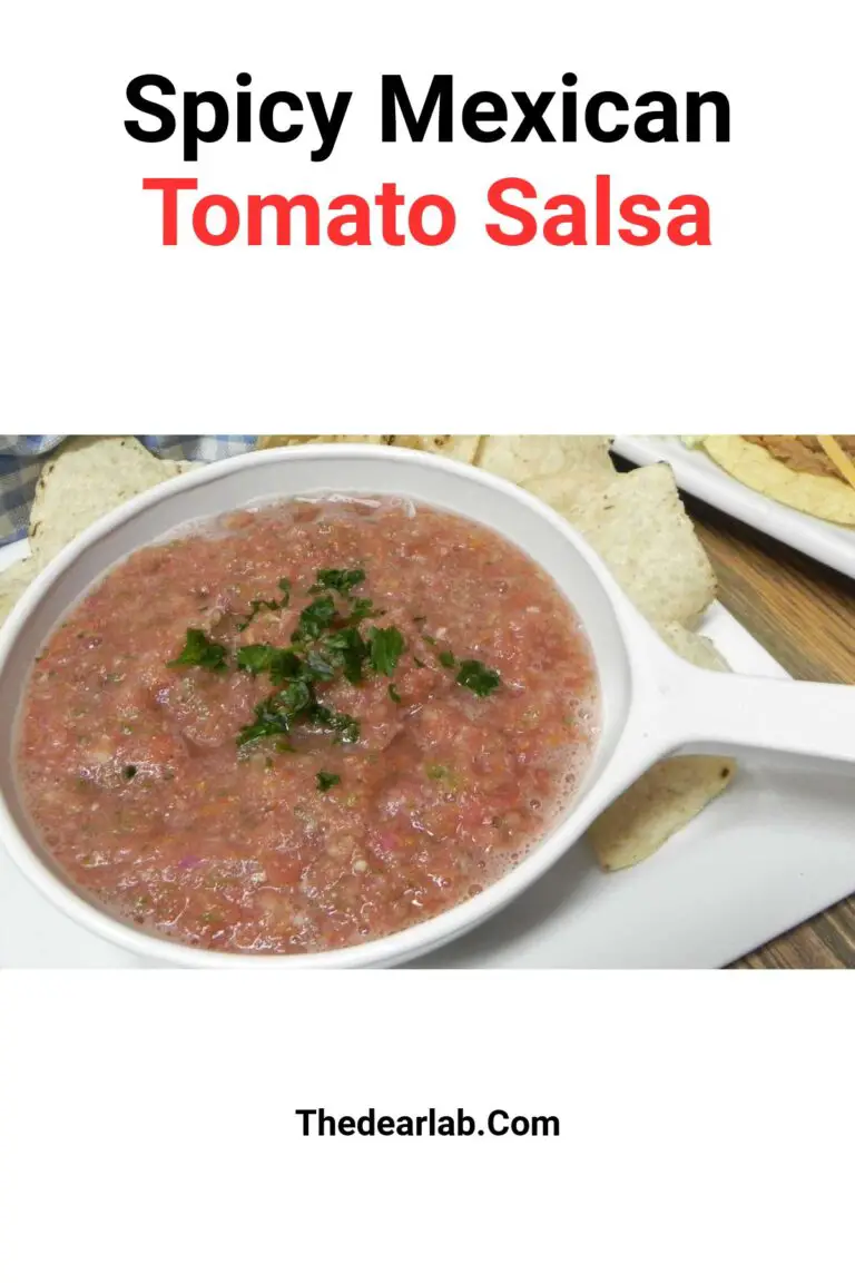 Authentic Mexican Style Salsa