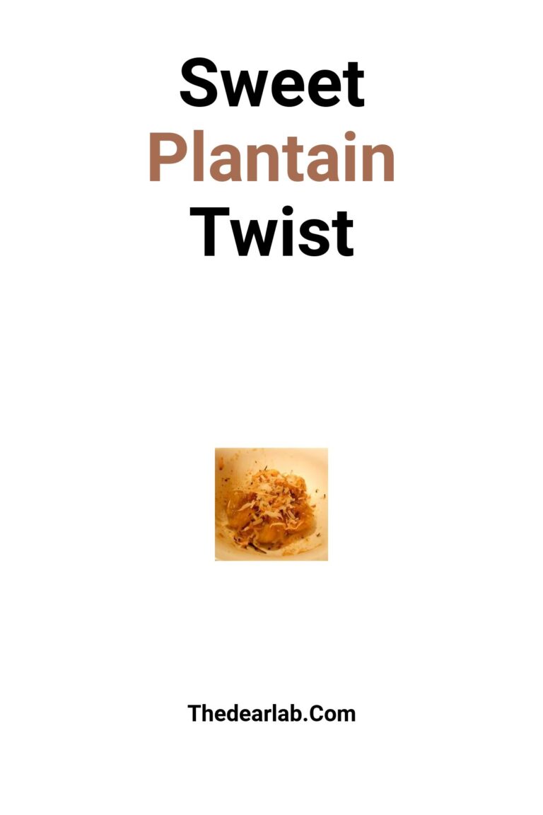 Caramelized Plantains with a Twist