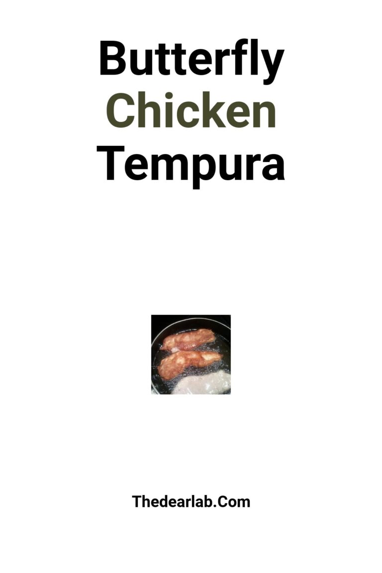 Chicken Tempura (Butterfly Style)