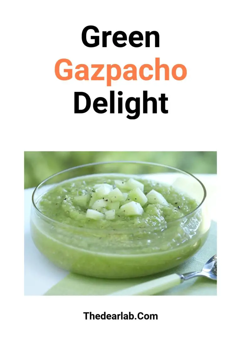 Green Gazpacho- Blend and Chill