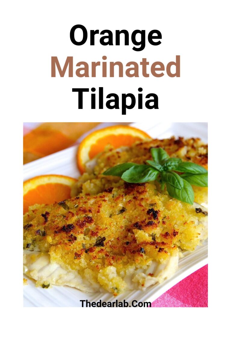 Orange Tilapia (Marinated)