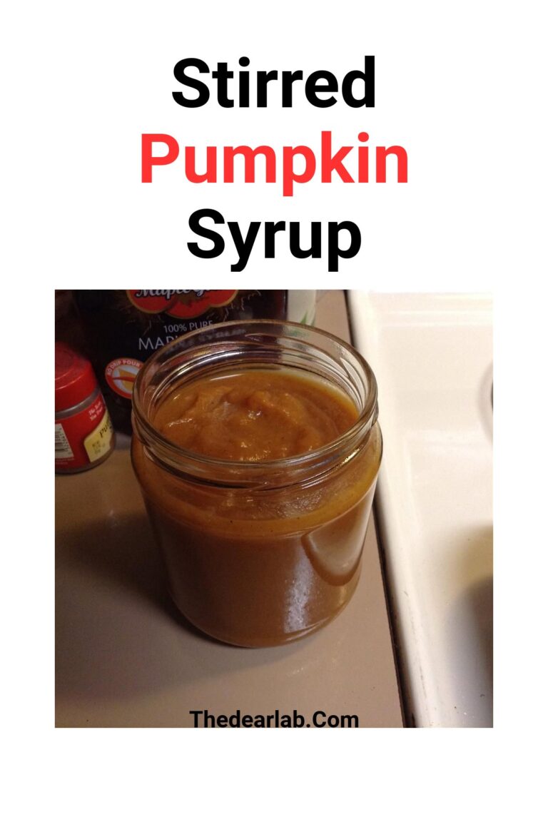 Pumpkin Syrup (Stirred)
