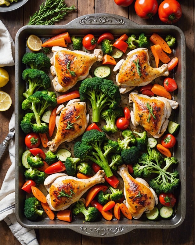Easy Sheet Pan Chicken and Vegetables
