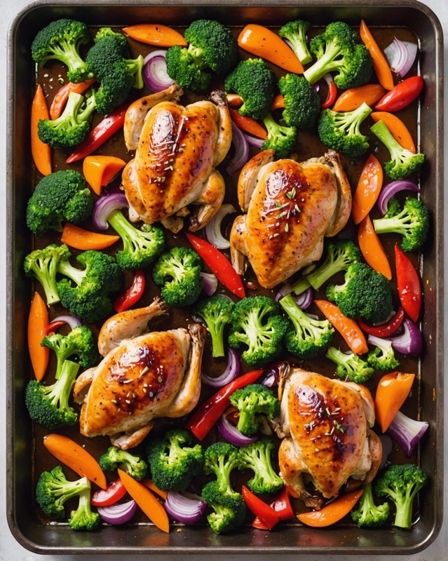 Easy Sheet Pan Teriyaki Chicken and Vegetables