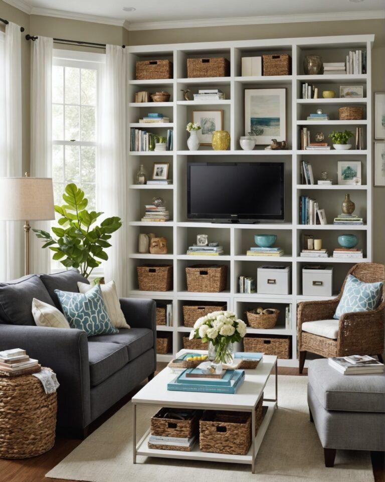 21 Living Room Organization Ideas