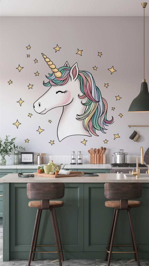 Add a Touch of Whimsy with a Unicorn-Themed Wall Decal