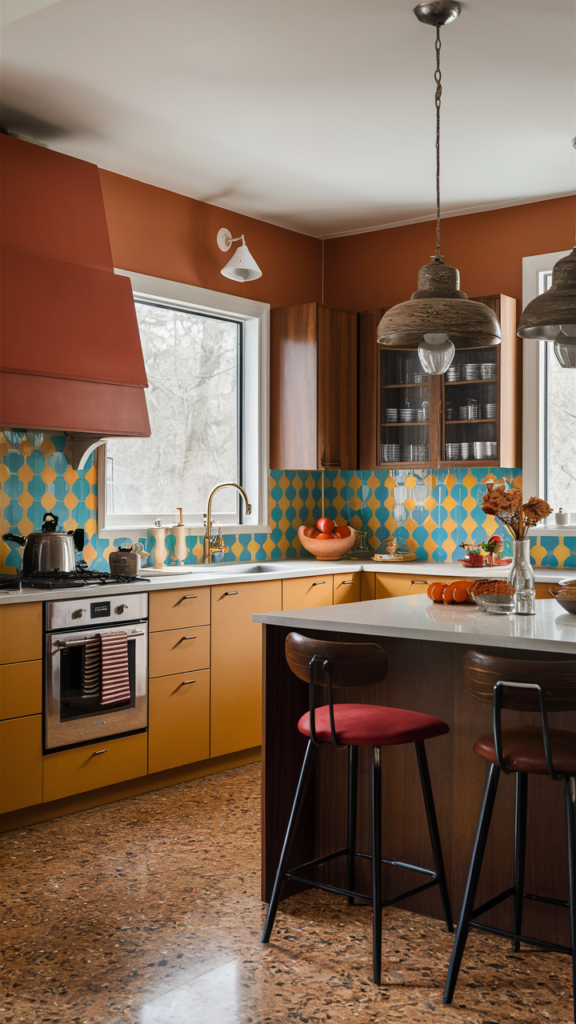 Retro Color Schemes to Revamp Your Kitchen