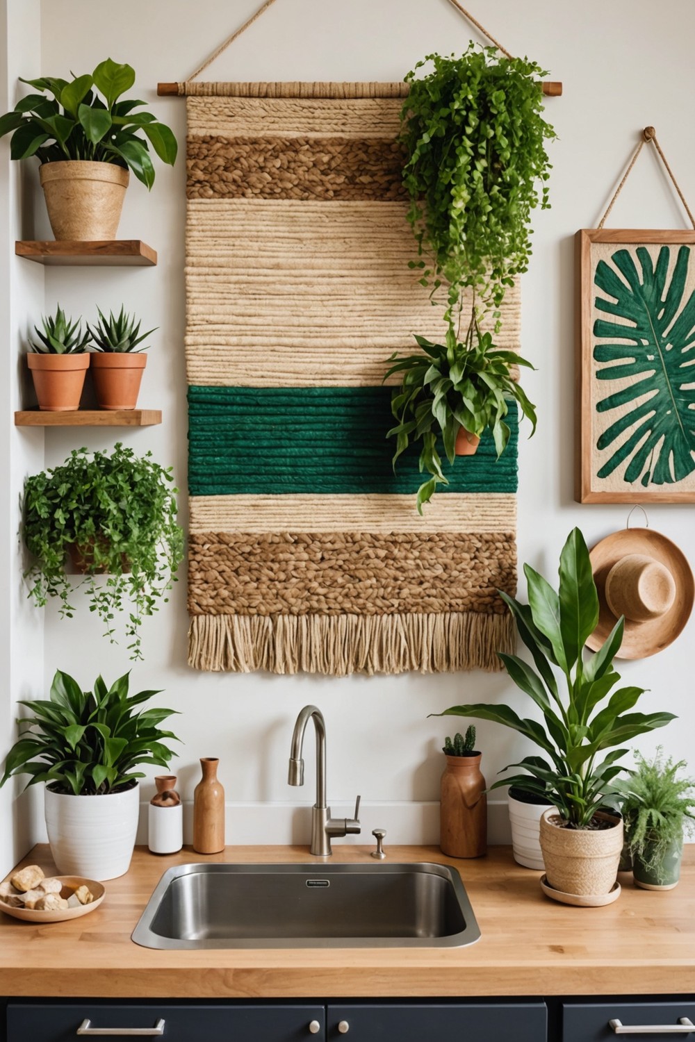 Add a Boho Touch with a Woven Wall Hanging