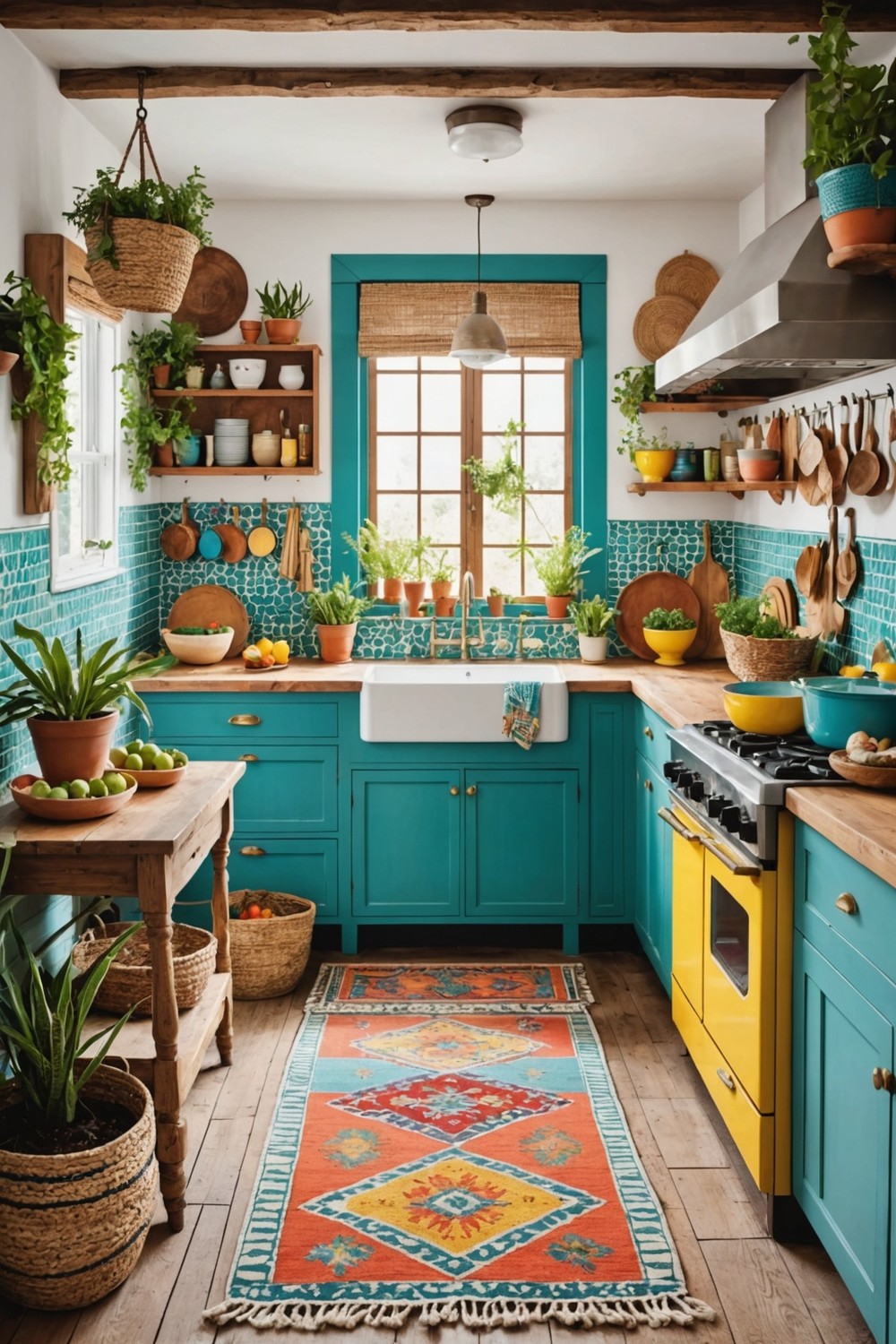 Colorful Kitchen Rugs