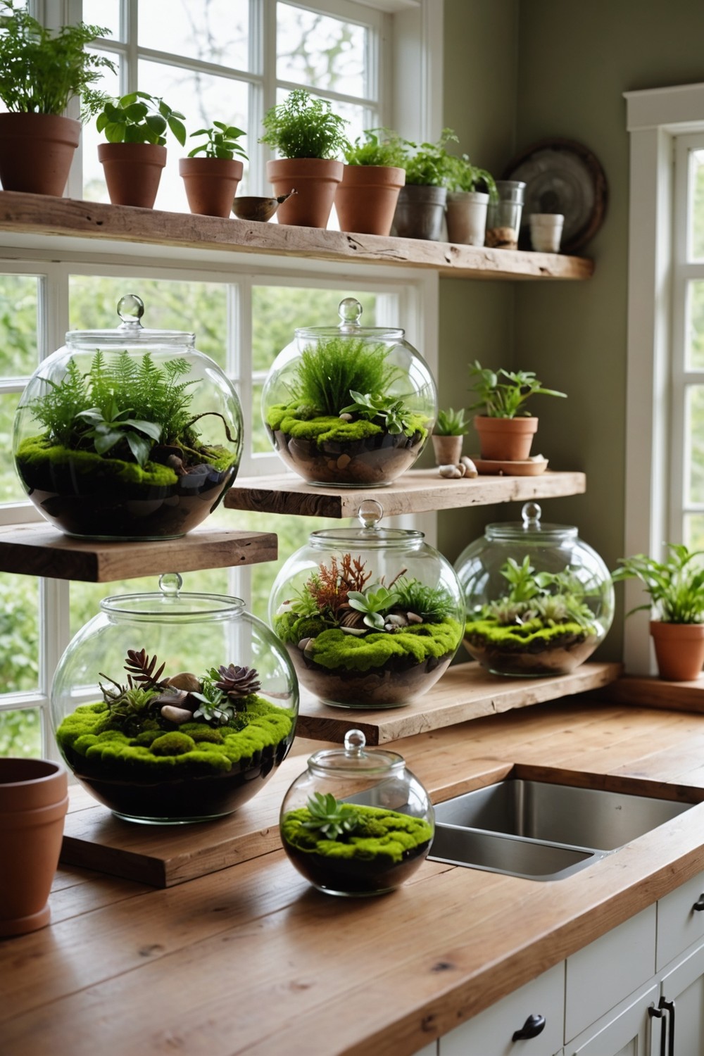 Incorporate Earthy Elements with Terrariums