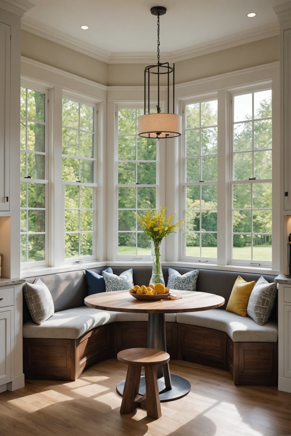 Incorporating a Breakfast Nook with Built-In Banquette