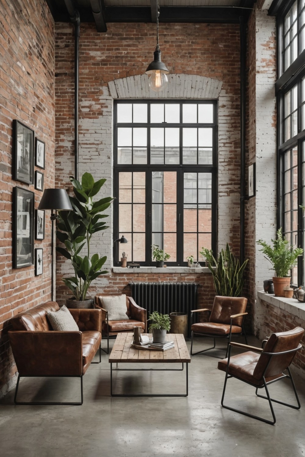 Industrial-Style Metal Chairs