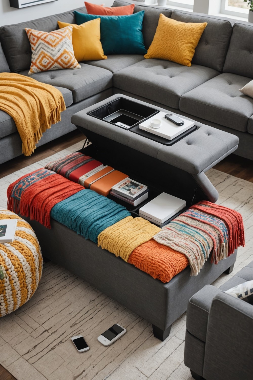 Invest in a Storage Ottoman