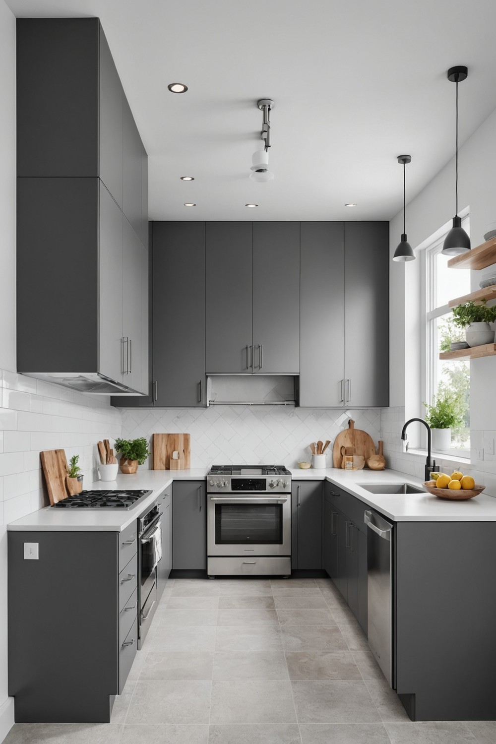 L-Shaped Kitchens for Space Optimization