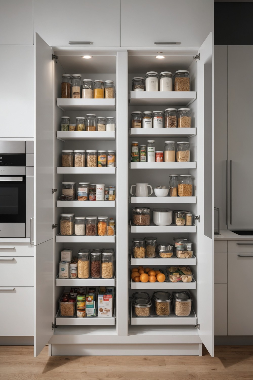 Pull-Out Pantry for Easy Access