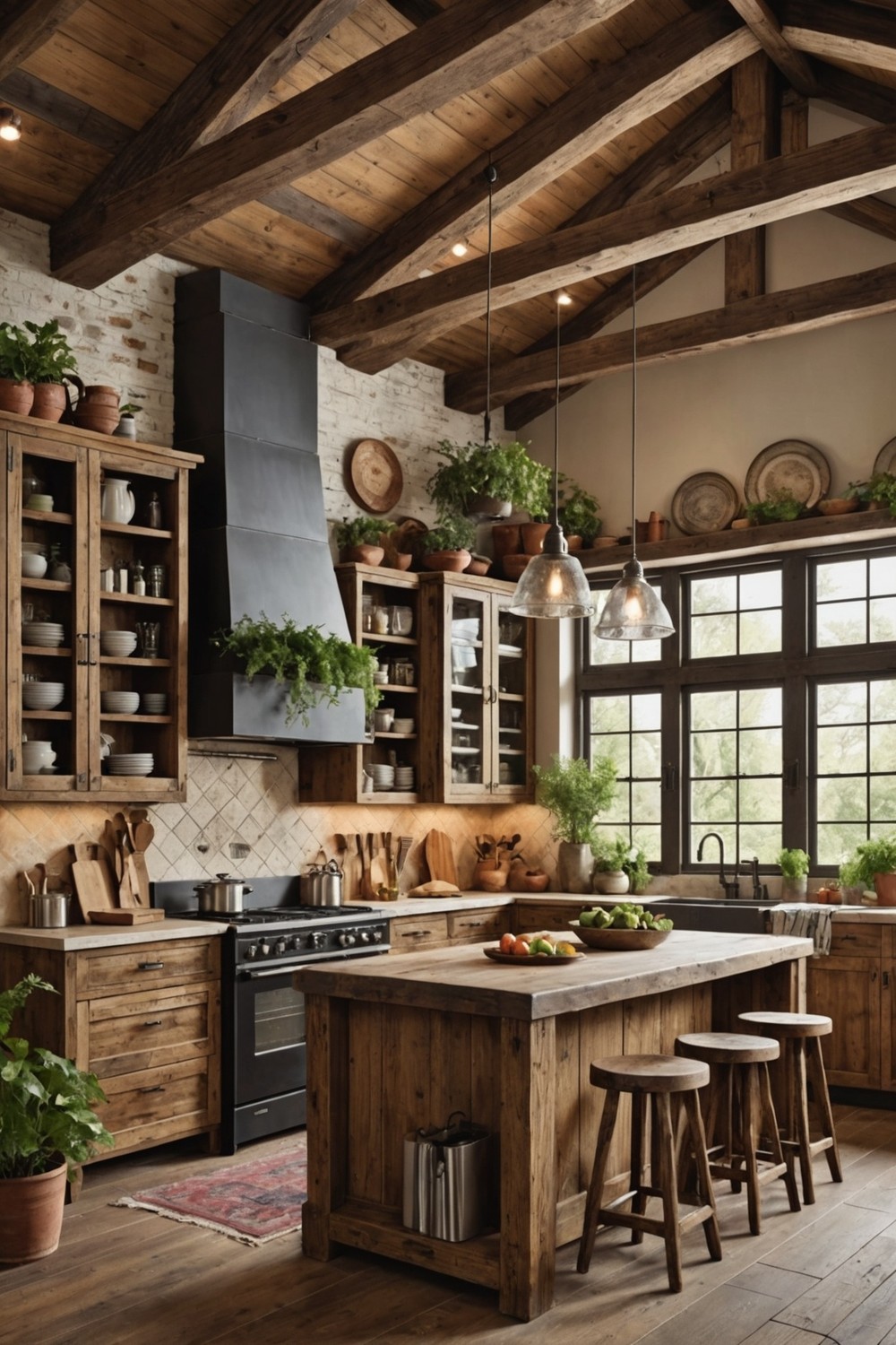 Rustic Wooden Beams