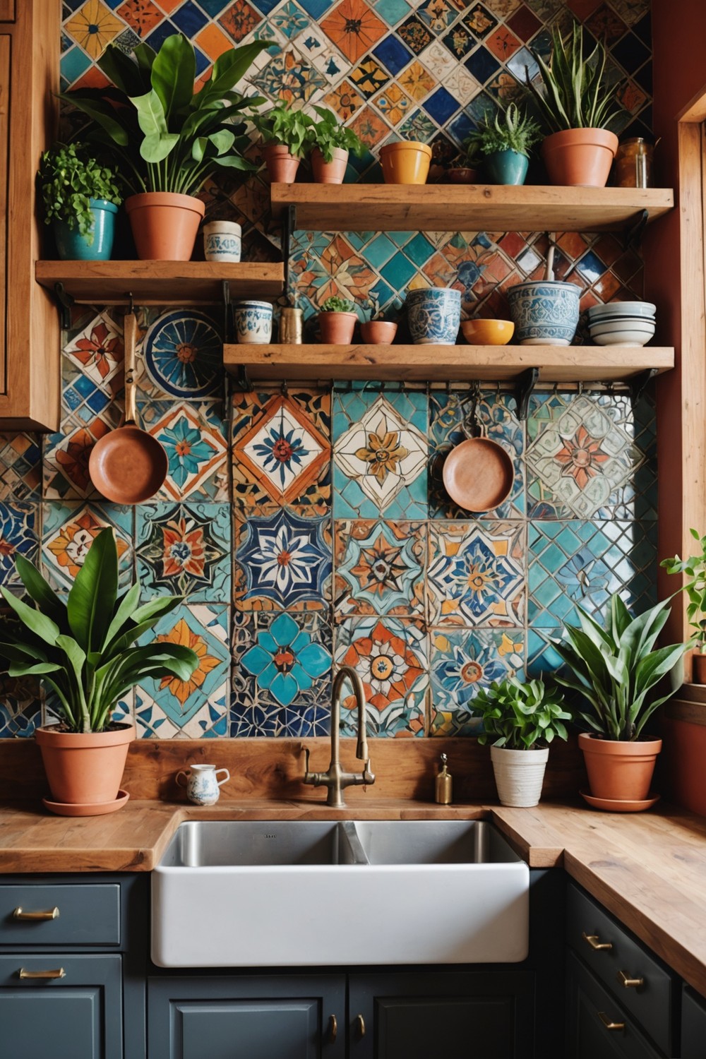 Use Moroccan Tiles for a Vibrant Backsplash