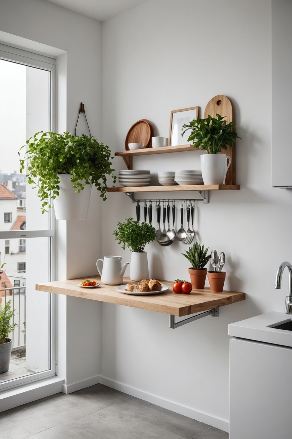 Wall-Mounted Folding Tables for Space-Saving Convenience