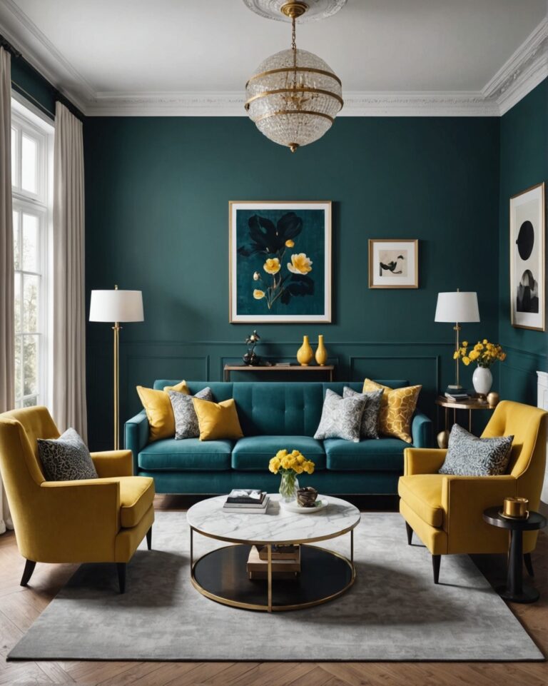 21 Best Two Colour Combination for Living Room