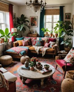 21 Bohemian Living Room Ideas