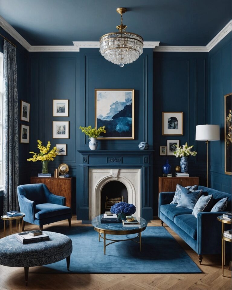 21 Chic Blue Living Room Ideas