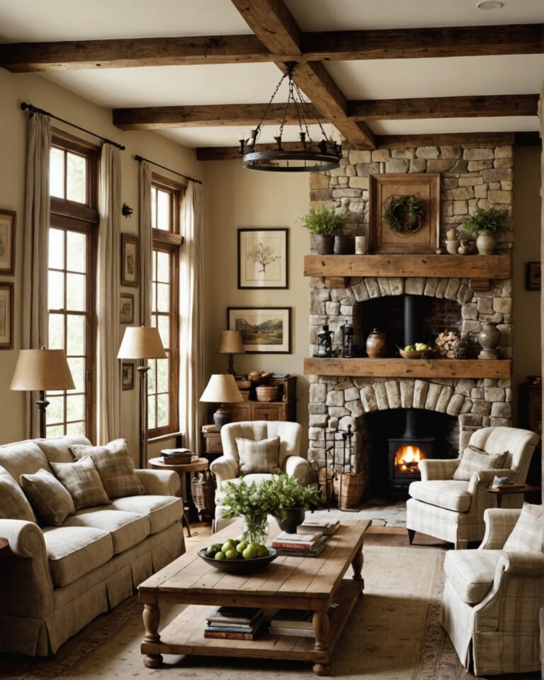 21 Country Style Living Room Ideas