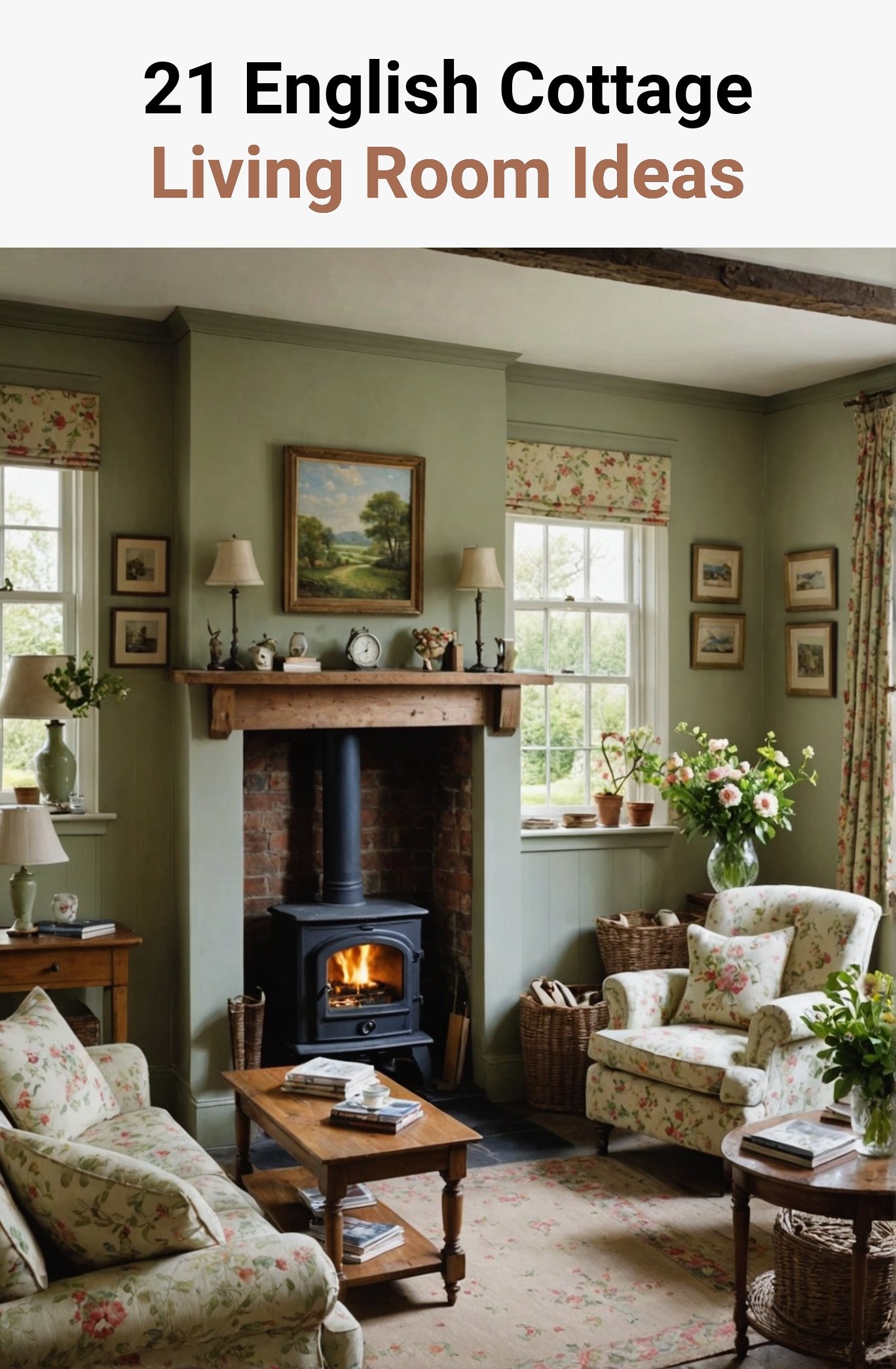 21 English Cottage Living Room Ideas