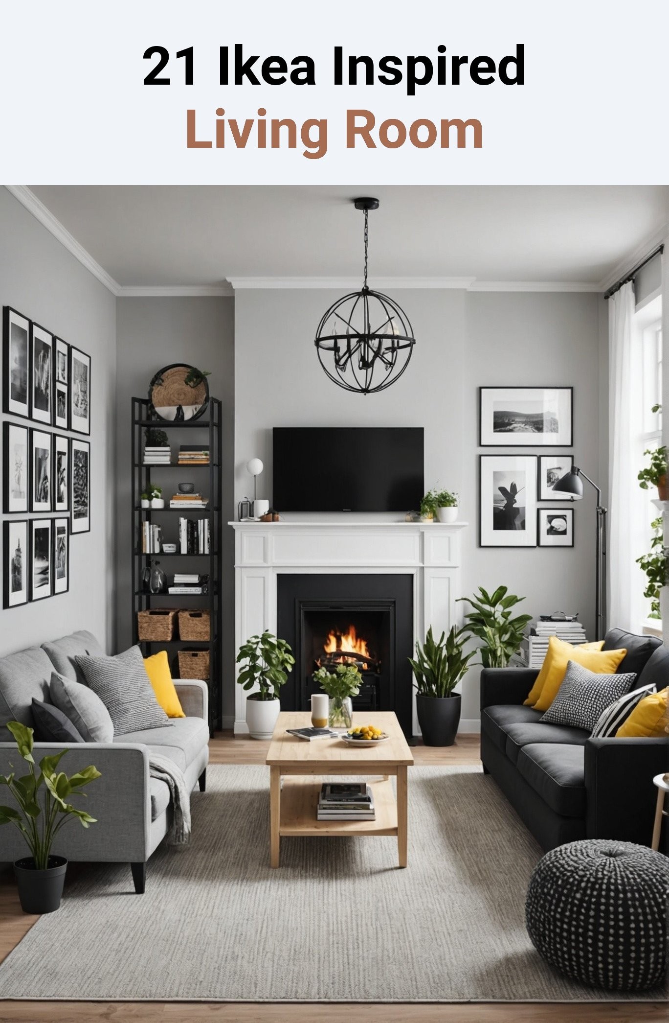 21 Ikea Inspired Living Room