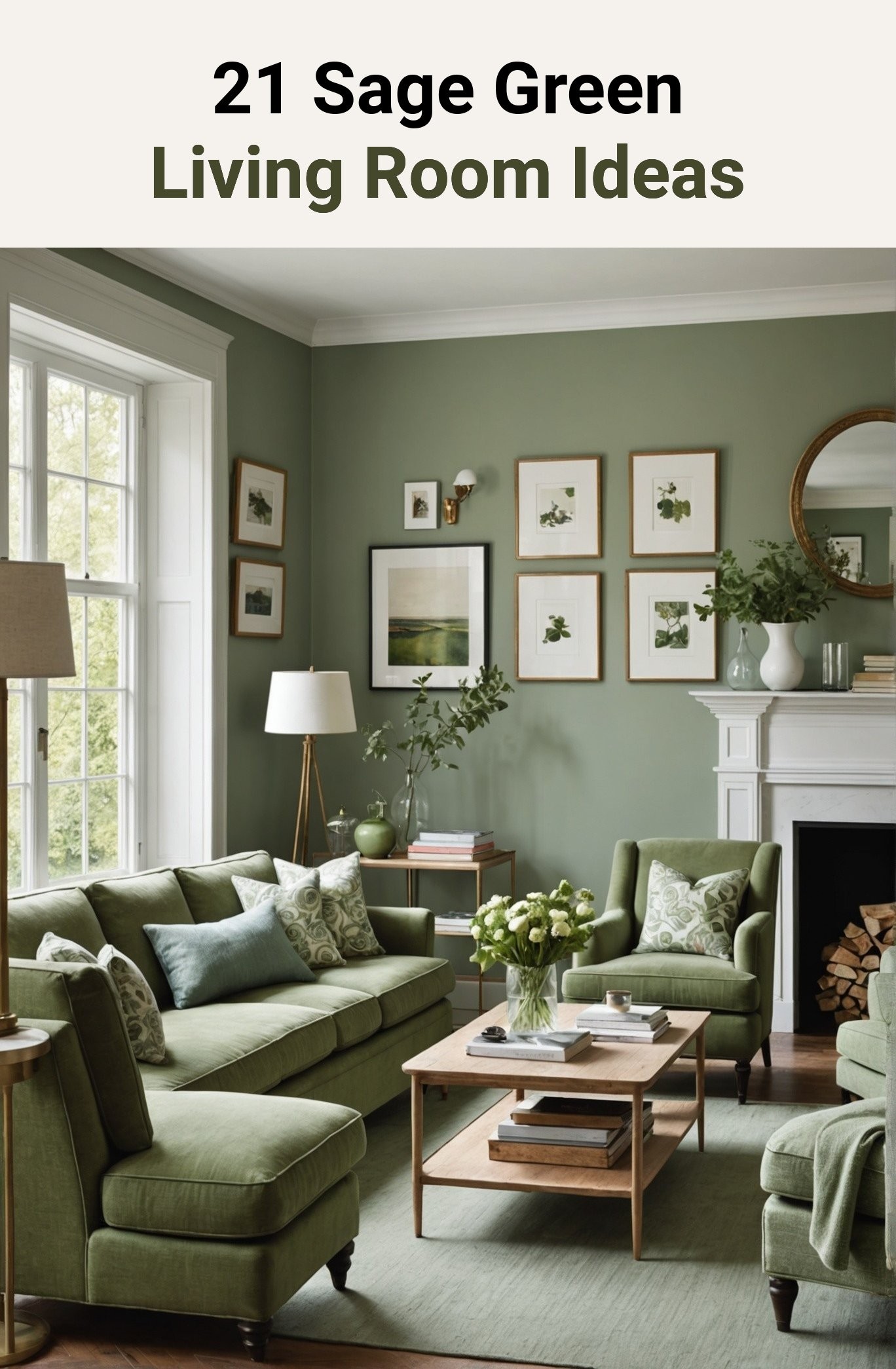 21 Sage Green Living Room Ideas