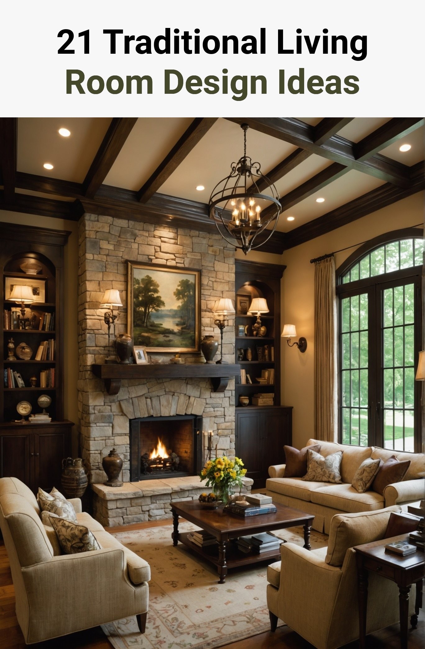 21 Traditional Living Room Design Ideas