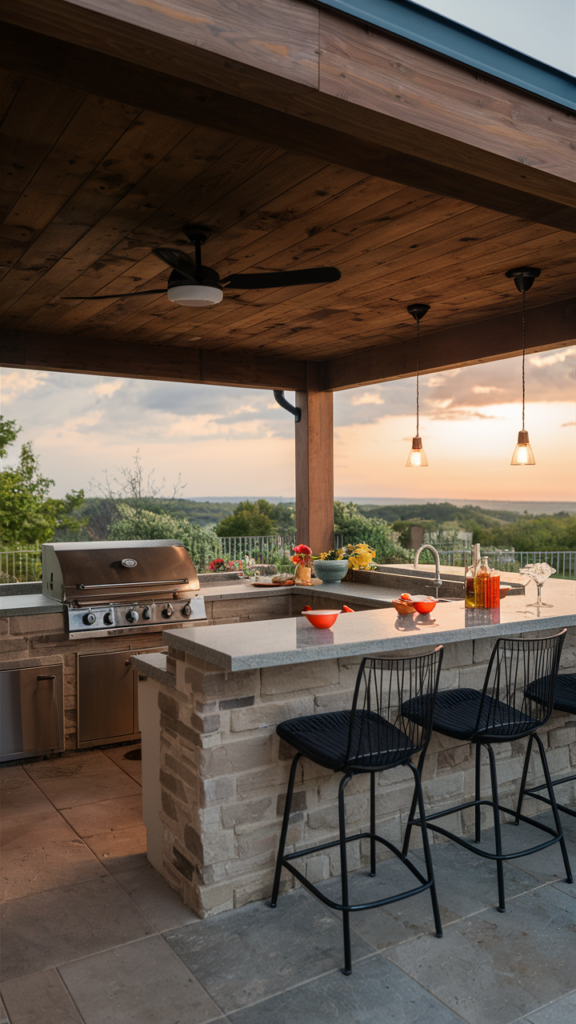 Outdoor Kitchen and Bar