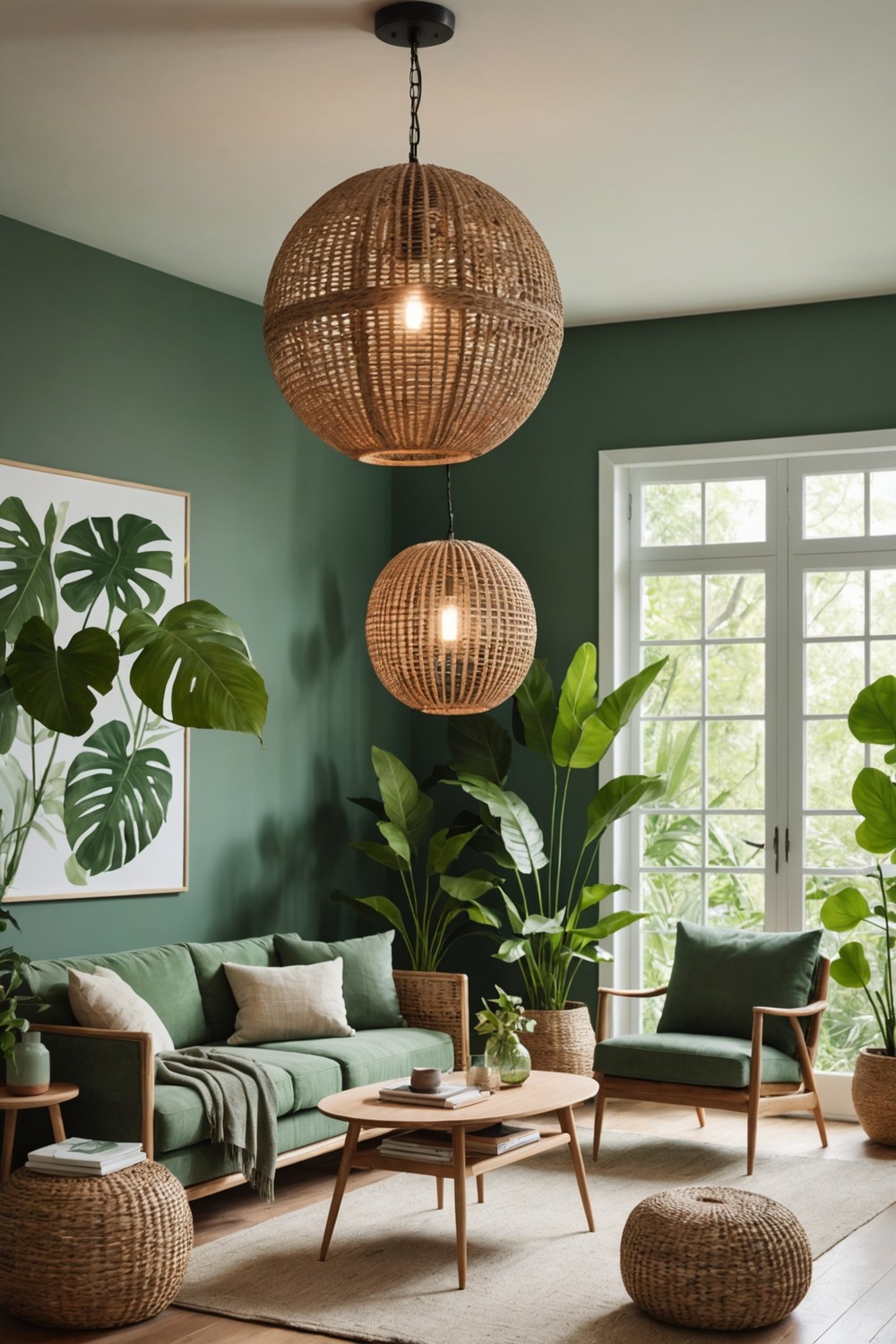 Add a Touch of Green to Your Lighting Fixtures