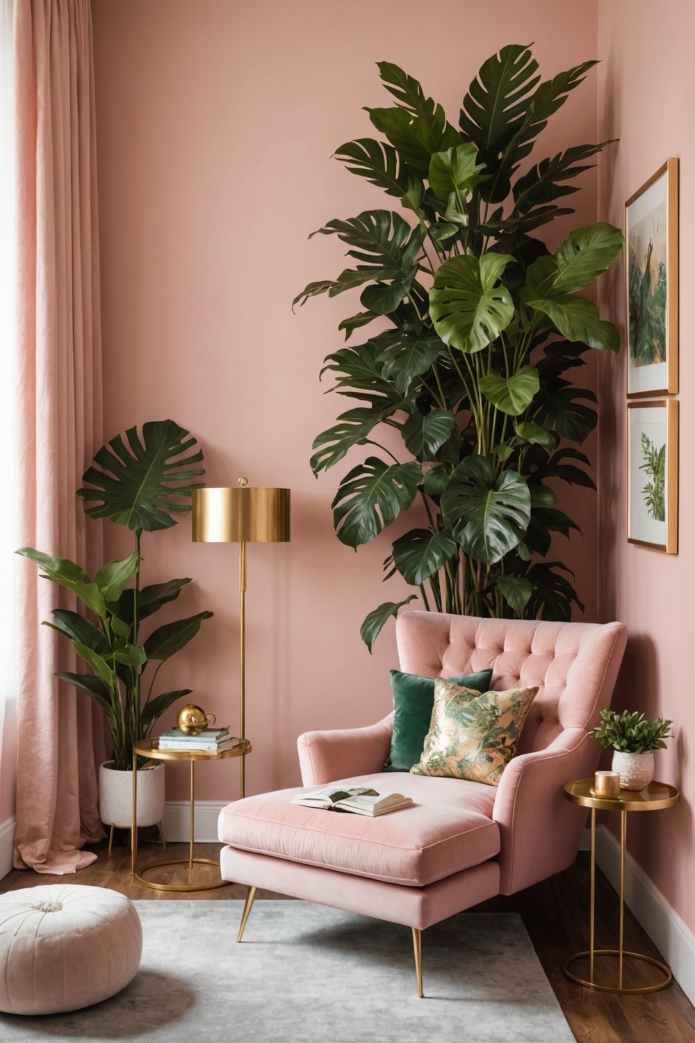 Blush Pink for a Feminine Touch