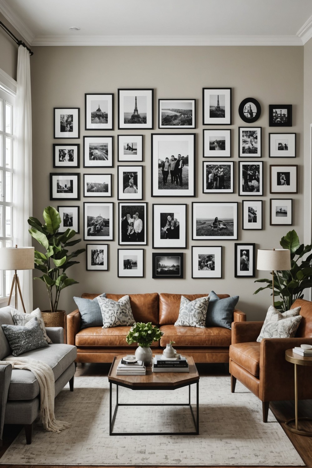 Create a Gallery Wall with Personal Photos