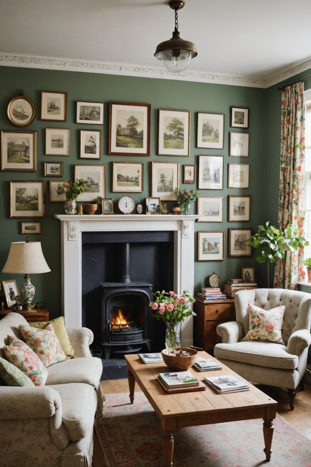 Create a Gallery Wall with Vintage Prints