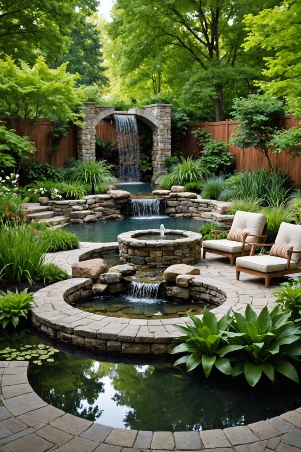 Focal Point Water Feature