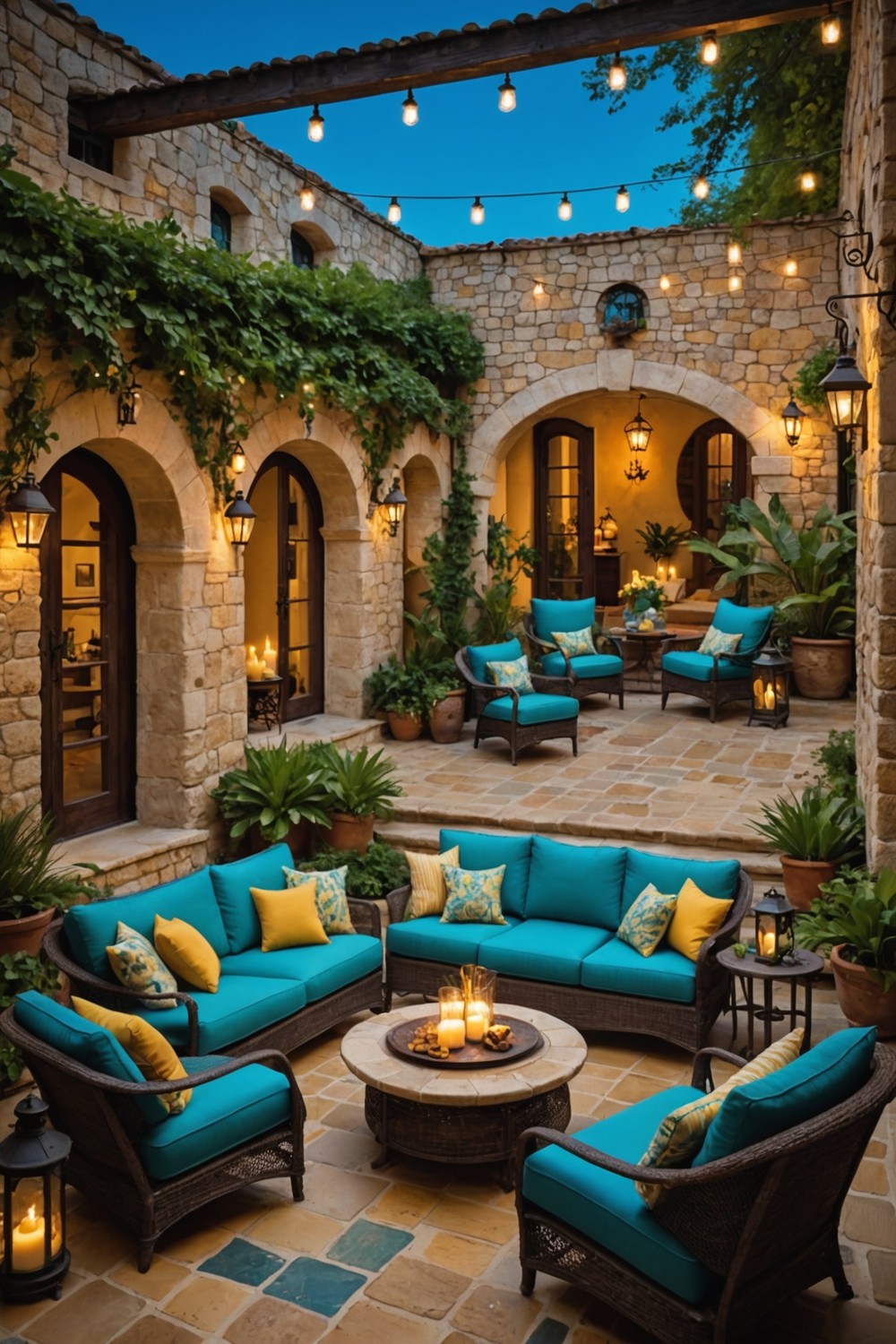 Mediterranean-Style Patio