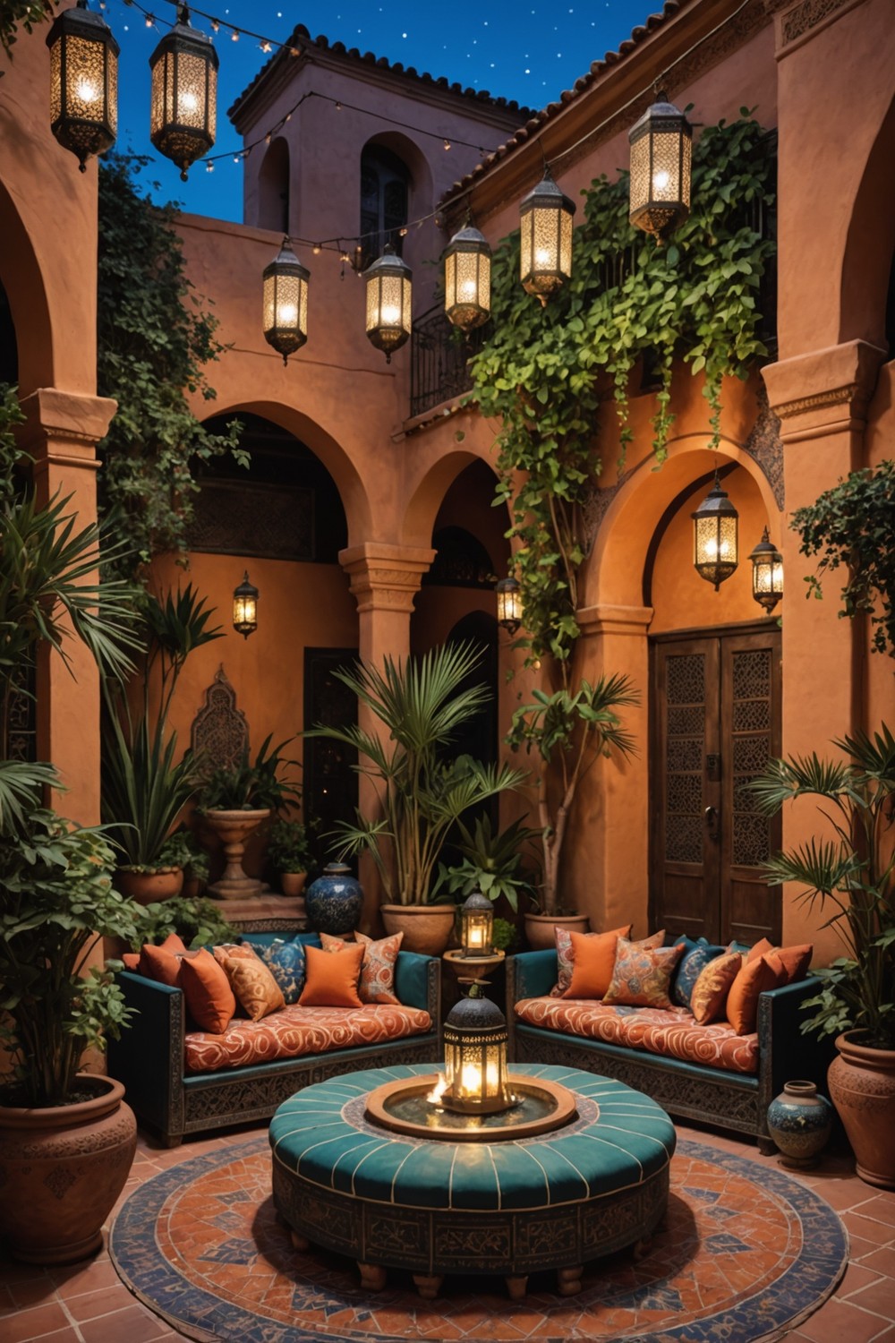 Moroccan-Inspired Patio