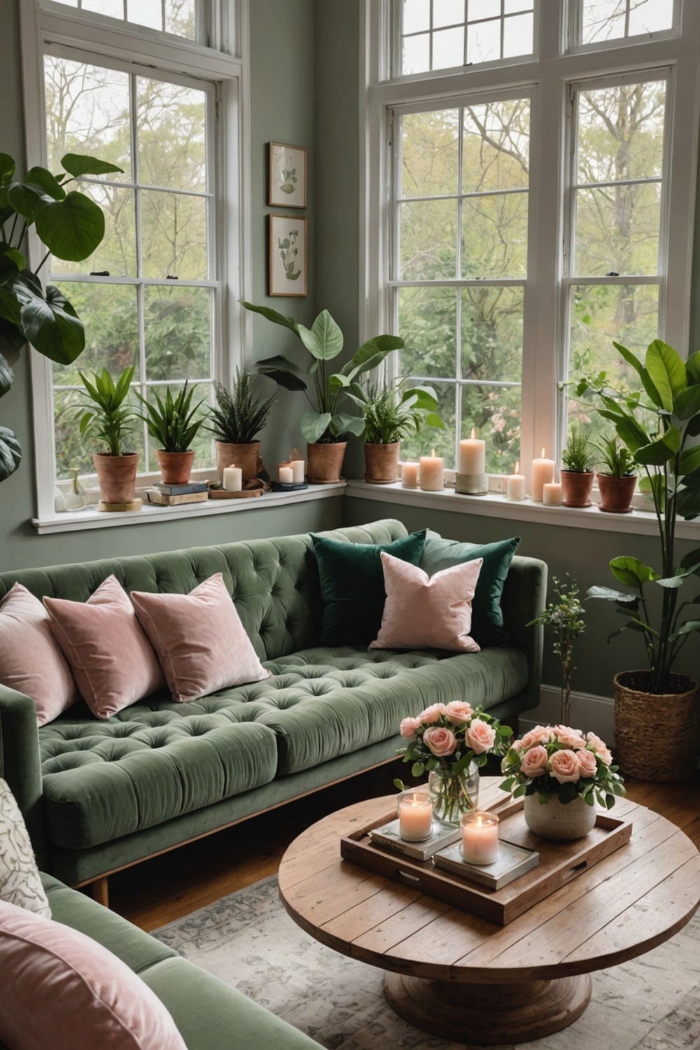 Sage Green and Blush Pink Combo