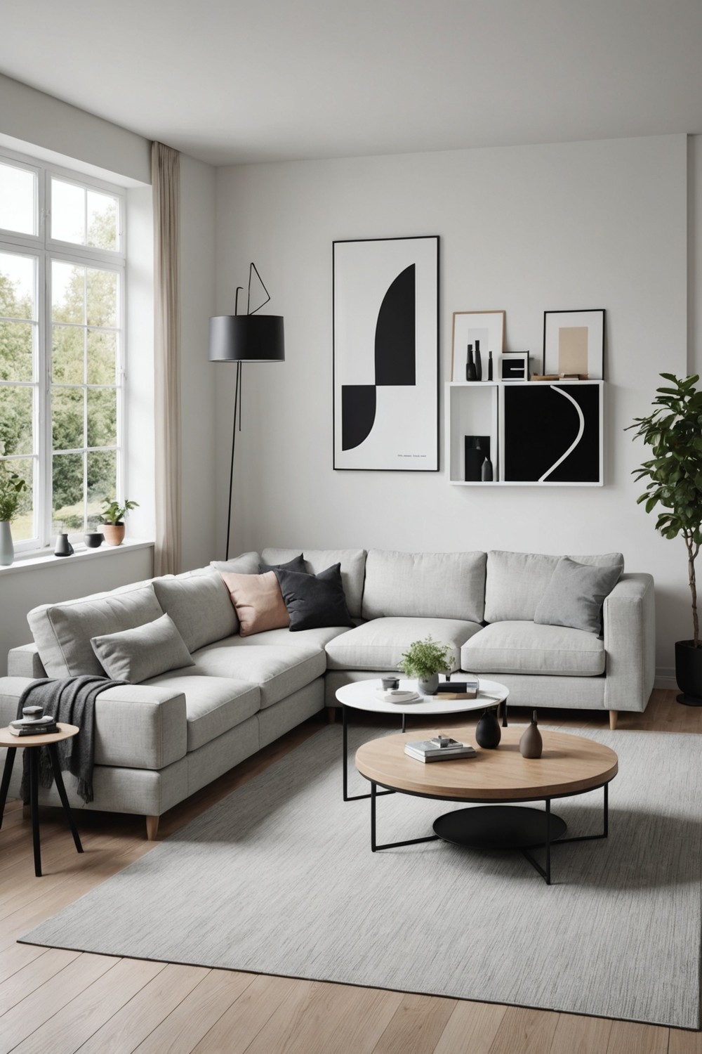 Scandinavian-Inspired Modular Sofa System