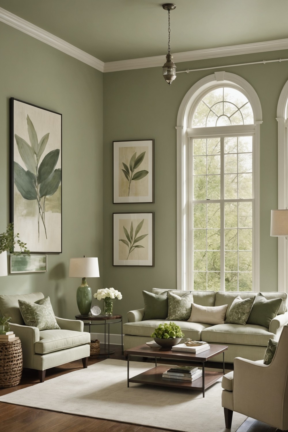 Soothing Sage and Cream Color Scheme