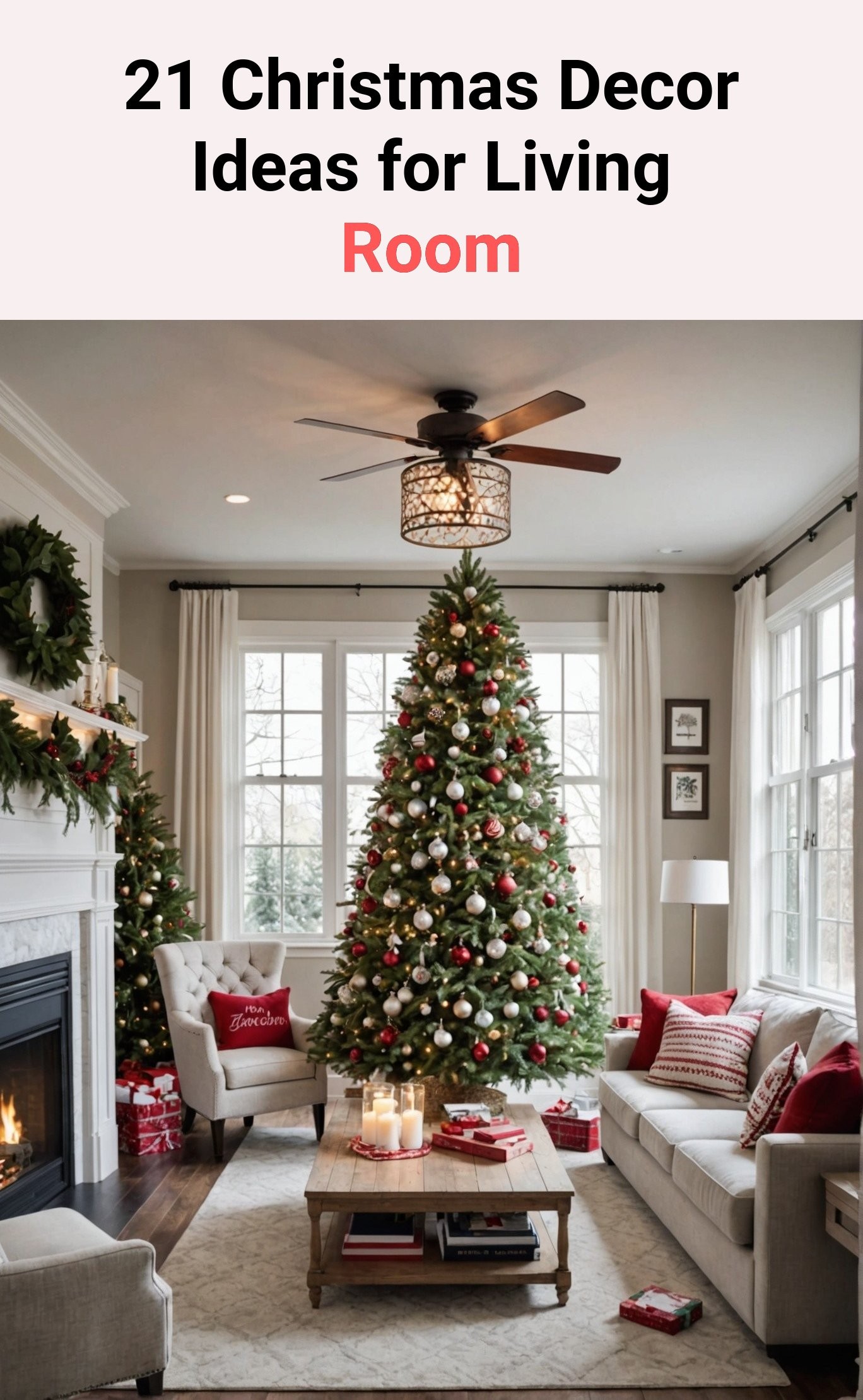 21 Christmas Decor Ideas for Living Room