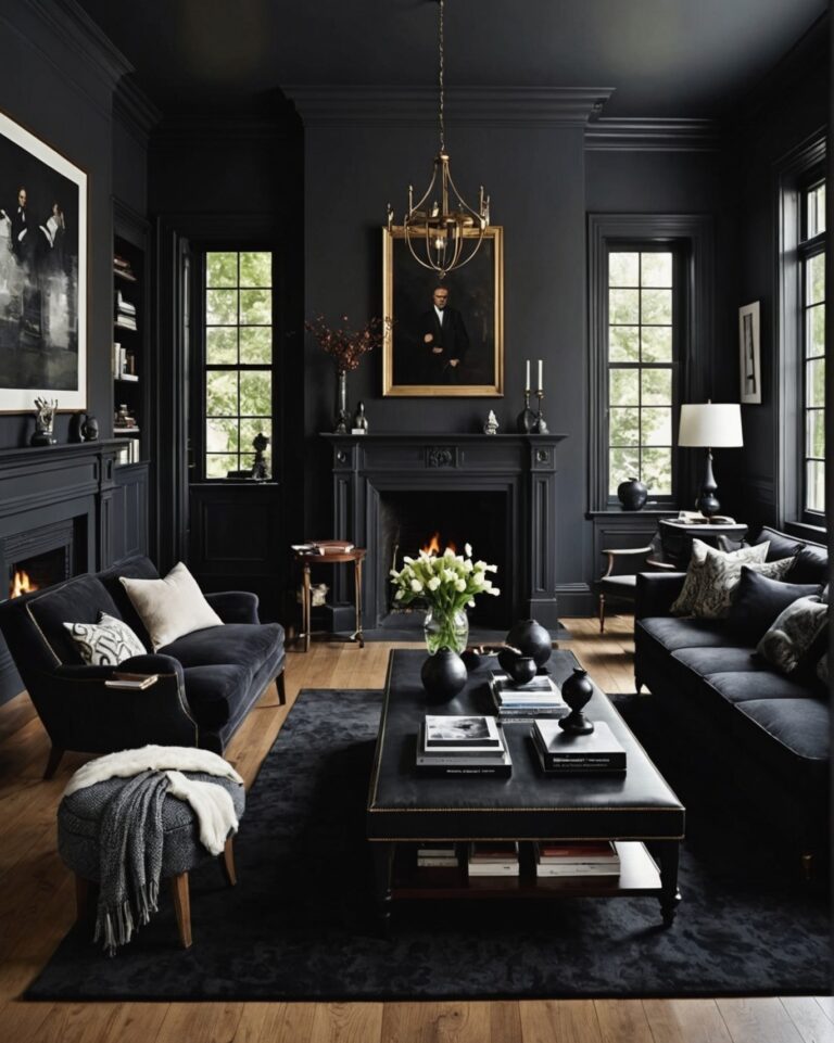 21 Dark Living Room Ideas