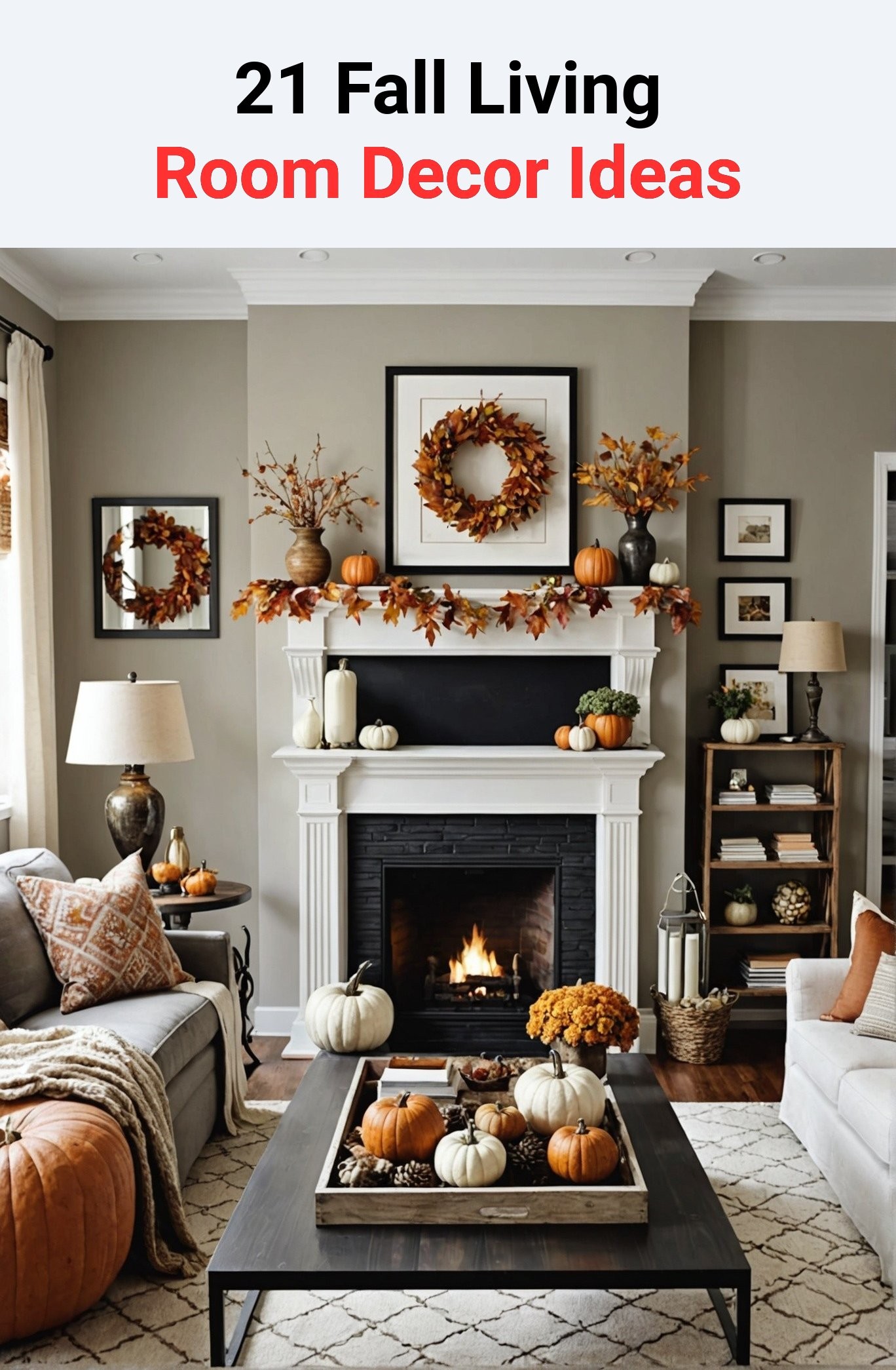 21 Fall Living Room Decor Ideas