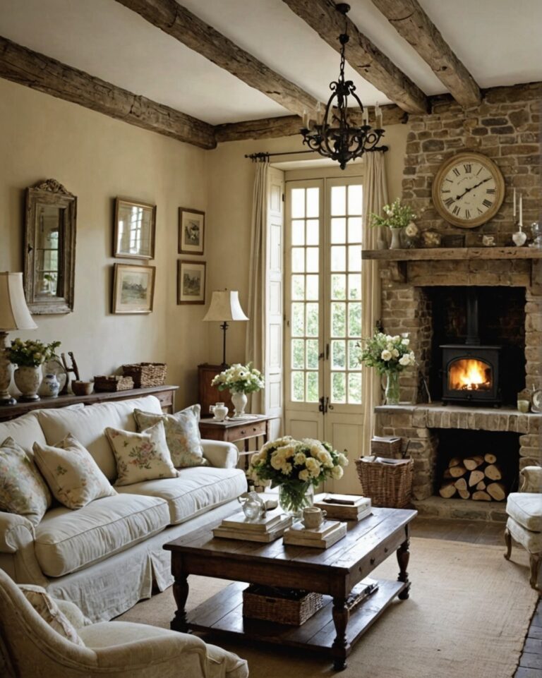 21 French Cottage Living Room Ideas