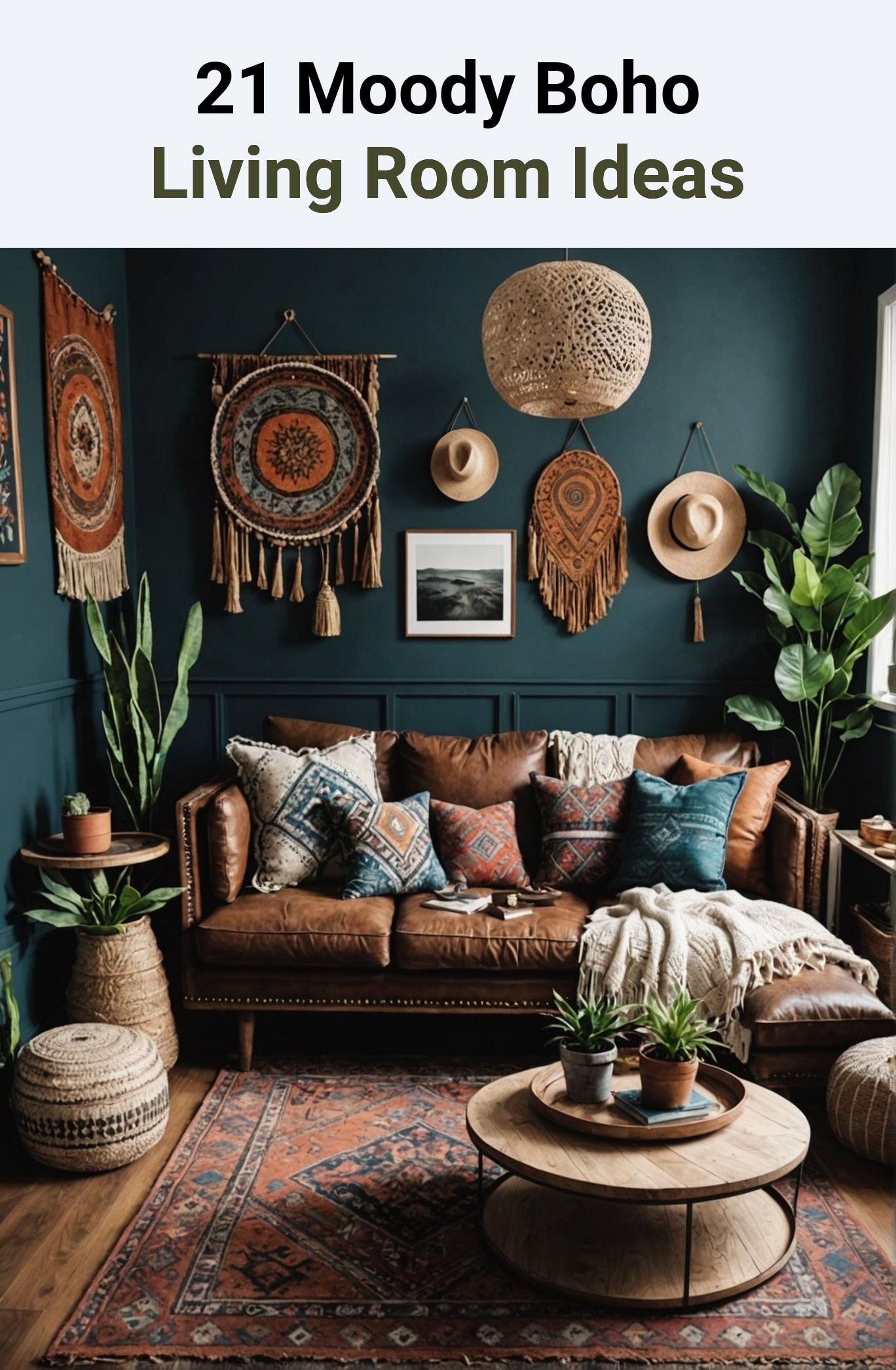 21 Moody Boho Living Room Ideas