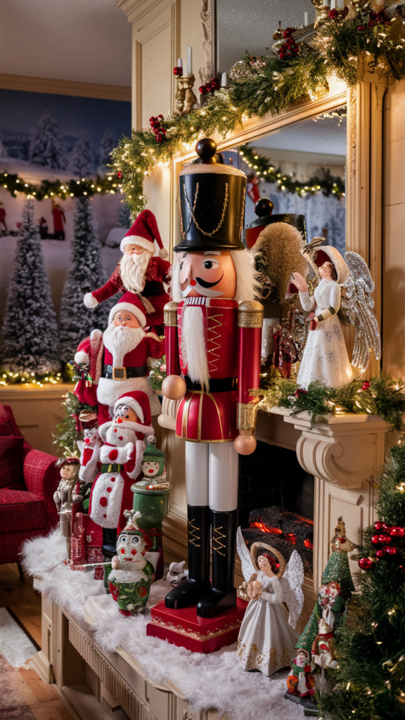 Nutcracker and Holiday Figurines