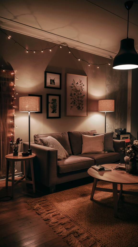 Soft Lighting for Cozy Ambiance